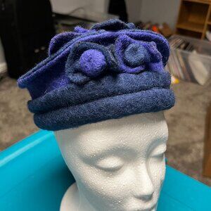 Platania Wool Blended Pillbox hat